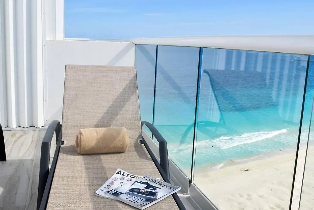 Apartmán Estudio A Pie De Playa, Increibles Vistas, Amanecer, Atardecer, Balcon, Gym, Jacuzi, 1807 Cancún