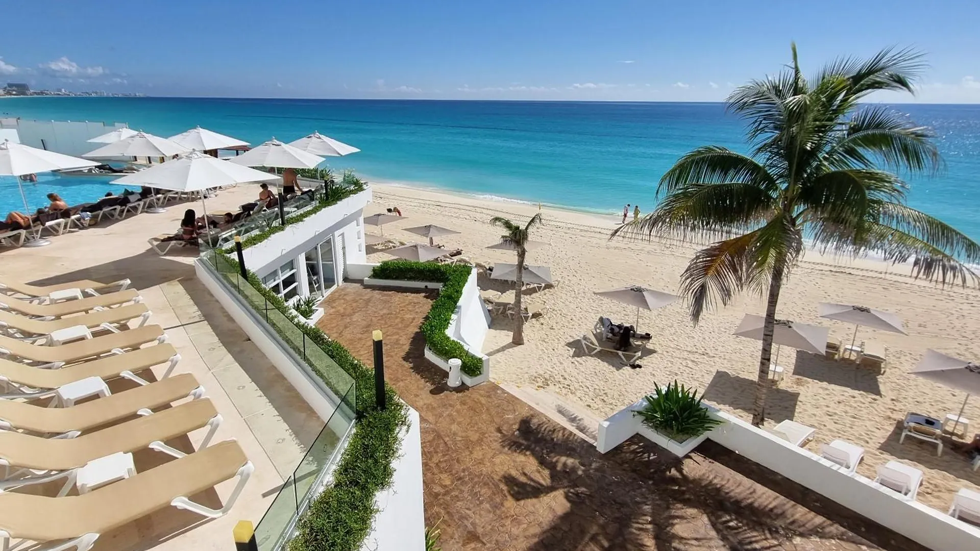 Apartment Estudio A Pie De Playa, Increibles Vistas, Amanecer, Atardecer, Balcon, Gym, Jacuzi, 1807 Cancun